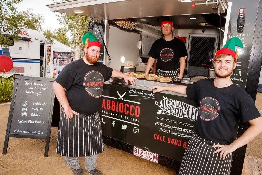 Food truck crew at Mingle Markets Yarrabilba
